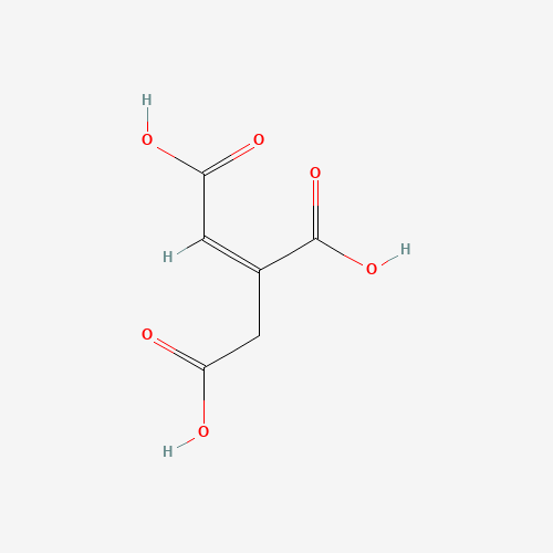 CIS-ACONITIC ACID (CAS: 585-84-2) - Chemical Structure and Molecular Formula 