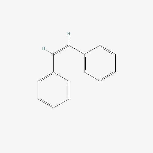 CIS-STILBENE (CAS: 645-49-8) - Chemical Structure and Molecular Formula 