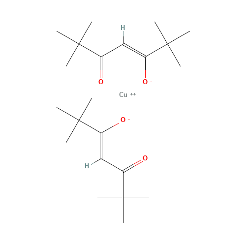 BIS(2,2,6,6-TETRAMETHYL-3,5-HEPTANEDIONATO)COPPER(II) (CAS: 14040-05-2) - Related Chemical Product