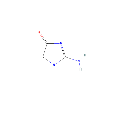 Creatinine (CAS: 60-27-5) - Chemical Structure and Molecular Formula 