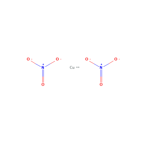 Copper dinitrate (CAS: 3251-23-8) - Chemical Structure and Molecular Formula 