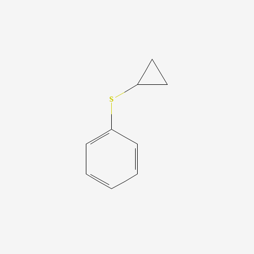 CYCLOPROPYL PHENYL SULFIDE (CAS: 14633-54-6) - Chemical Structure and Molecular Formula 