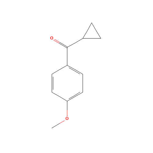Cyclopropyl 4-methoxyphenyl ketone (CAS: 7152-03-6) - Chemical Structure and Molecular Formula 