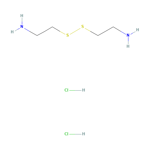 Cystamine dihydrochloride (CAS: 56-17-7) - Chemical Structure and Molecular Formula 