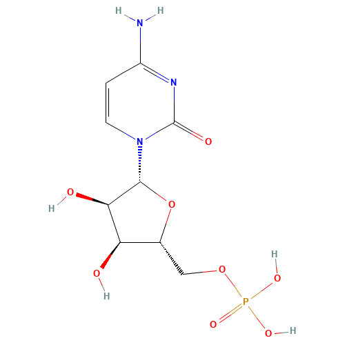 Cytidylic acid (CAS: 63-37-6) - Chemical Structure and Molecular Formula 