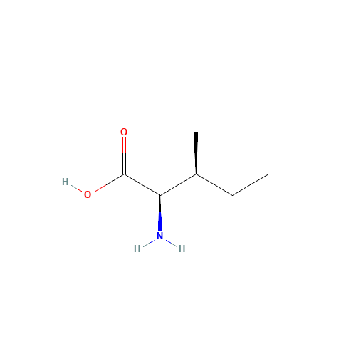 D-Alloisoleucine (CAS: 1509-35-9) - Chemical Structure and Molecular Formula 