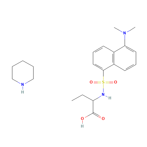 DANSYL-DL-ALPHA-AMINO-N-BUTYRIC ACID PIPERIDINIUM (CAS: 102783-63-1) - Related Chemical Product