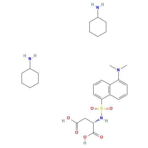 DANSYL-L-ASPARTIC ACID DI(CYCLOHEXYLAMMONIUM) SALT (CAS: 53332-29-9) - Related Chemical Product