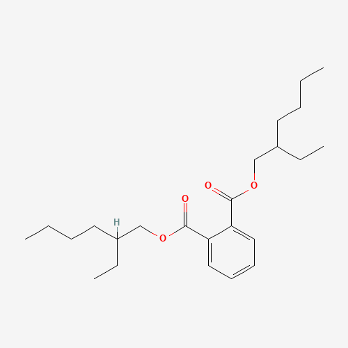 Bis(2-ethylhexyl) phthalate (CAS: 117-81-7) - Chemical Structure and Molecular Formula 