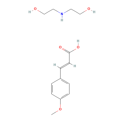 p-methoxycinnamic acid,compound with 2,2'-iminodiethanol (1:1) (CAS: 56265-46-4) - Related Chemical Product