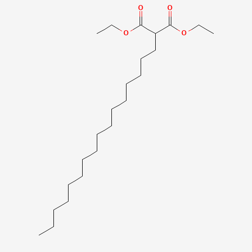 DIETHYL N-HEXADECYLMALONATE (CAS: 41433-81-2) - Chemical Structure and Molecular Formula 