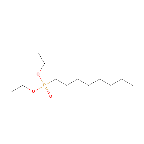 DIETHYL 1-OCTYLPHOSPHONATE (CAS: 1068-07-1) - Chemical Structure and Molecular Formula 