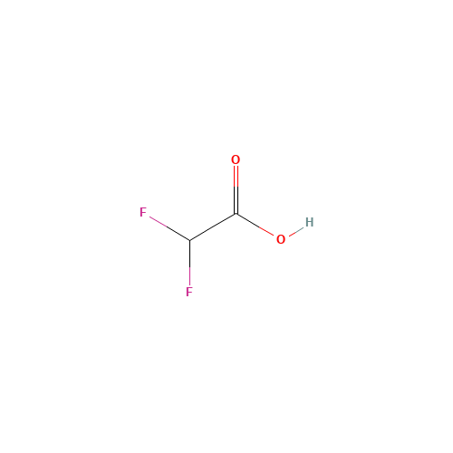 Difluoroacetic acid (CAS: 381-73-7) - Chemical Structure and Molecular Formula 