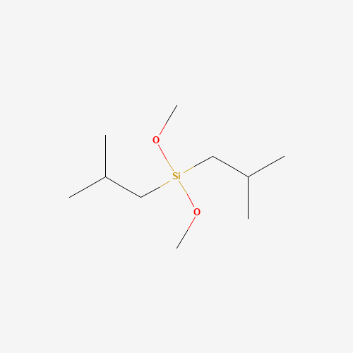 Diisobutyldimethoxysilane (CAS: 17980-32-4) - Chemical Structure and Molecular Formula 