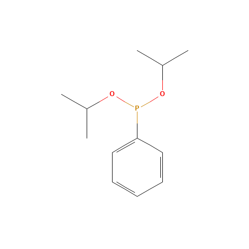 DIISOPROPYL PHENYLPHOSPHONITE (CAS: 36238-99-0) - Chemical Structure and Molecular Formula 