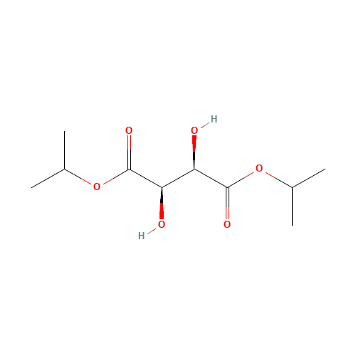 (+)-Diisopropyl L-tartrate (CAS: 2217-15-4) - Chemical Structure and Molecular Formula 