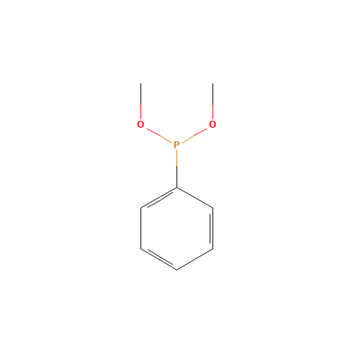 DIMETHYL PHENYLPHOSPHONITE (CAS: 2946-61-4) - Chemical Structure and Molecular Formula 