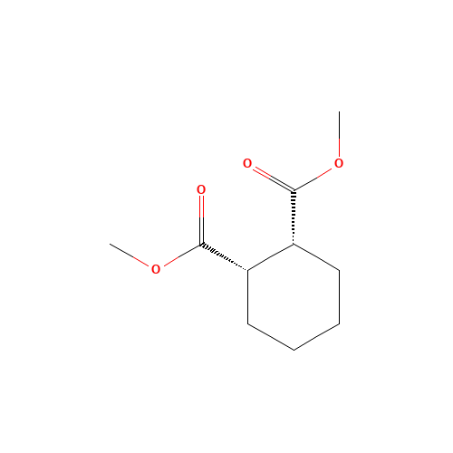 Dimethyl cyclohexane-1,2-dicarboxylate (CAS: 1687-29-2) - Chemical Structure and Molecular Formula 
