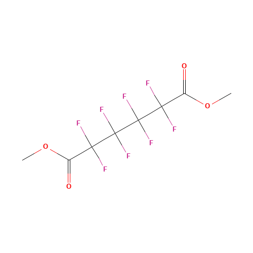 DIMETHYL OCTAFLUOROADIPATE (CAS: 3107-98-0) - Chemical Structure and Molecular Formula 
