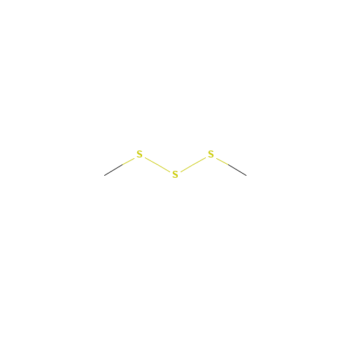 Dimethyl trisulfide (CAS: 3658-80-8) - Chemical Structure and Molecular Formula 