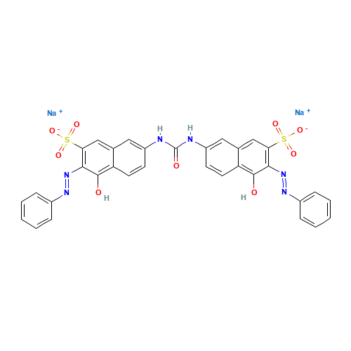 Direct Orange S (CAS: 3626-36-6) - Chemical Structure and Molecular Formula 