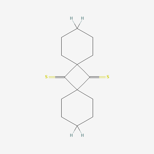 Dispiro[5.1.5.1]tetradecane-7,14-dithione (CAS: 22502-49-4) - Chemical Structure and Molecular Formula 