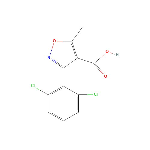 3-(2,6-Dichlorophenyl)-5-methylisoxazole-4-carboxylic acid (CAS: 3919-76-4) - Related Chemical Product