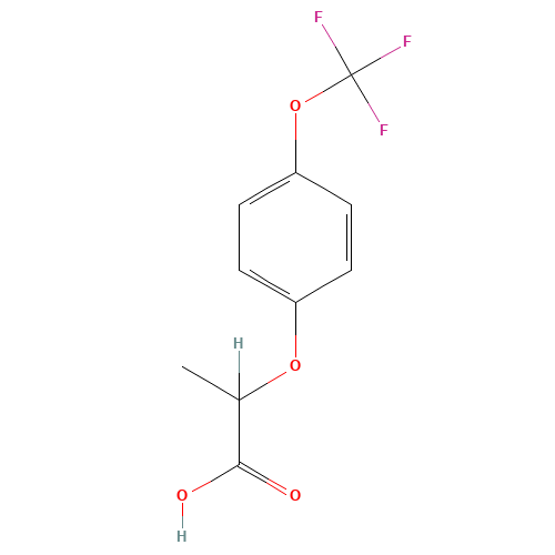 DL-2-[4-(TRIFLUOROMETHOXY)PHENOXY]PROPIONIC ACID (CAS: 175204-35-0) - Related Chemical Product