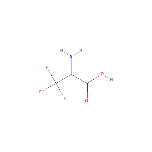 3,3,3-Trifluoro-DL-alanine (CAS: 17463-43-3) - Chemical Structure and Molecular Formula 