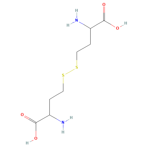 DL-Homocystine (CAS: 870-93-9) - Chemical Structure and Molecular Formula 