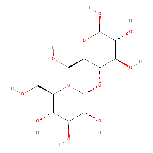 Maltose (CAS: 69-79-4) - Chemical Structure and Molecular Formula 