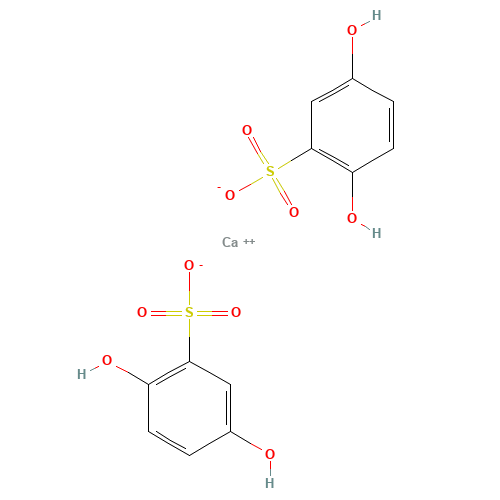 Calcium dobesilate (CAS: 20123-80-2) - Chemical Structure and Molecular Formula 