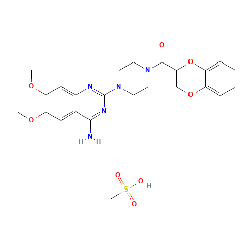 Doxazosin mesylate (CAS: 77883-43-3) - Related Chemical Product