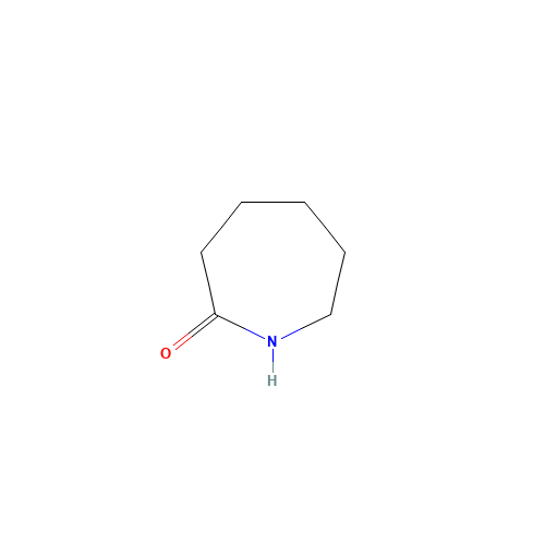 2-Oxohexamethylenimine (CAS: 105-60-2) - Chemical Structure and Molecular Formula 