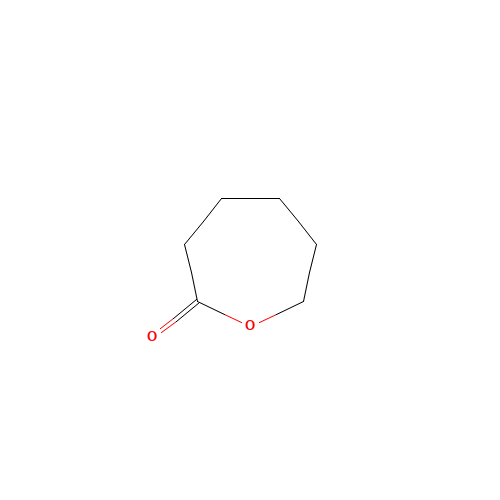 6-Hexanolactone (CAS: 502-44-3) - Chemical Structure and Molecular Formula 