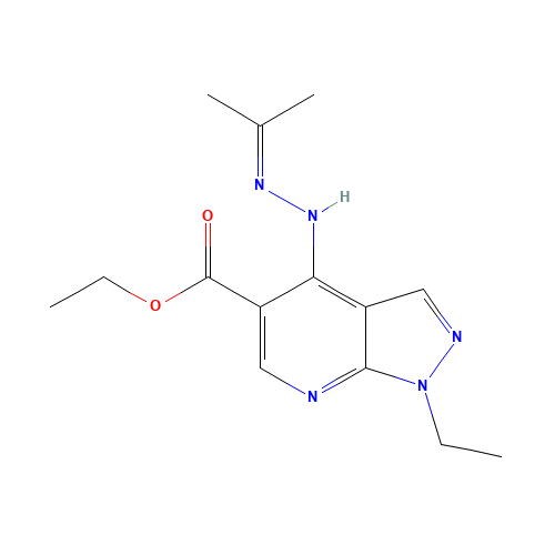 ETAZOLATE (CAS: 51022-77-6) - Chemical Structure and Molecular Formula 