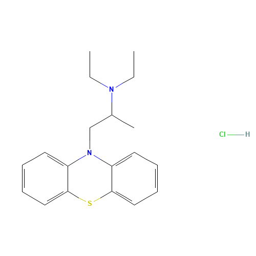 10-[2-DIETHYLAMINOPROPYL]PHENOTHIAZINE (CAS: 1094-08-2) - Related Chemical Product