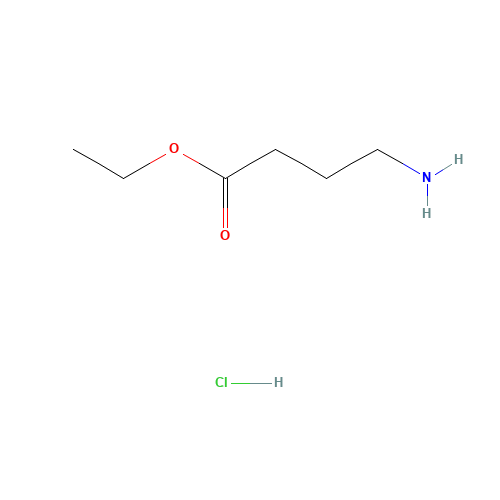 ETHYL 4-AMINOBUTYRATE HYDROCHLORIDE (CAS: 6937-16-2) - Chemical Structure and Molecular Formula 