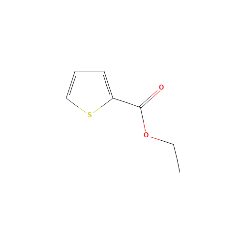 Ethyl 2-thiophenecarboxylate (CAS: 2810-04-0) - Chemical Structure and Molecular Formula 