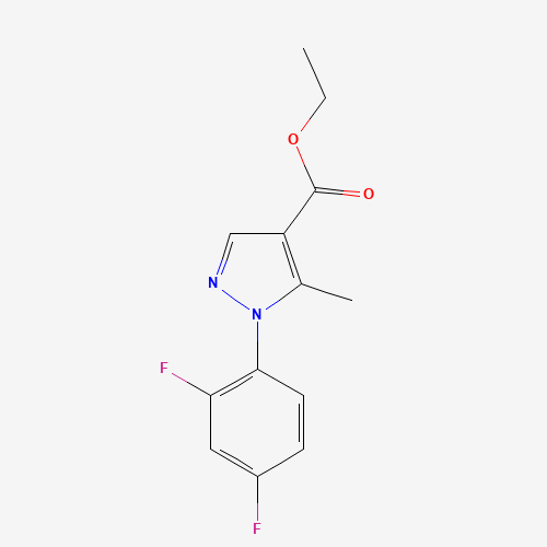 ETHYL 1-(2,4-DIFLUOROPHENYL)-5-METHYLPYRAZOLE-4-CARBOXYLATE (CAS: 175135-71-4) - Related Chemical Product