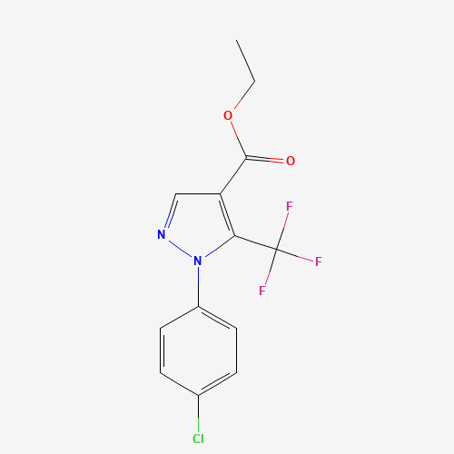 ETHYL 1-(4-CHLOROPHENYL)-5-(TRIFLUOROMETHYL)-1H-PYRAZOLE-4-CARBOXYLATE (CAS: 112055-36-4) - Related Chemical Product
