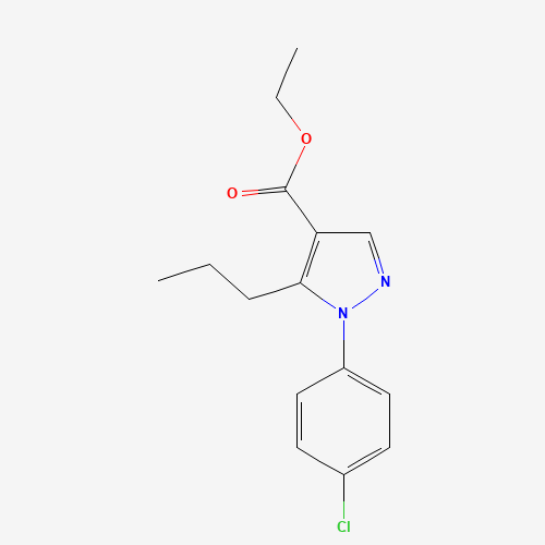 ETHYL 1-(4-CHLOROPHENYL)-5-PROPYL-1H-PYRAZOLE-4-CARBOXYLATE (CAS: 175137-16-3) - Related Chemical Product