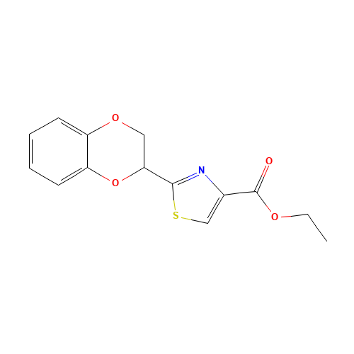 ETHYL 2-(2,3-DIHYDRO-1,4-BENZODIOXIN-2-YL)-1,3-THIAZOLE-4-CARBOXYLATE (CAS: 465514-25-4) - Related Chemical Product