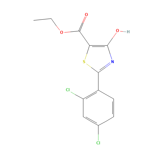ETHYL 2-(2,4-DICHLOROPHENYL)-4-HYDROXYTHIAZOLE-5-CARBOXYLATE (CAS: 262856-01-9) - Related Chemical Product