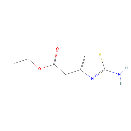Ethyl 2-amino-4-thiazoleacetate (CAS: 53266-94-7) - Chemical Structure and Molecular Formula 