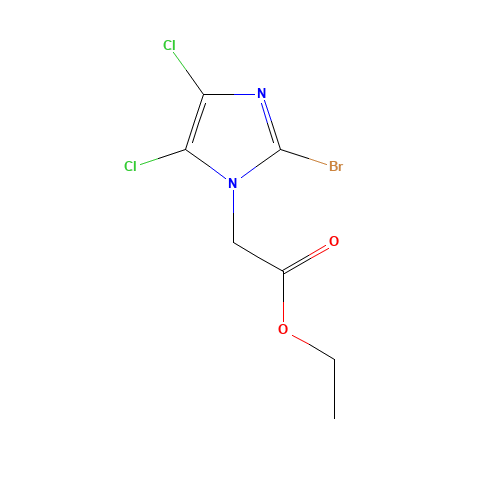 ETHYL 2-(2-BROMO-4,5-DICHLORO-1H-IMIDAZOL-1-YL)ACETATE (CAS: 154082-06-1) - Related Chemical Product