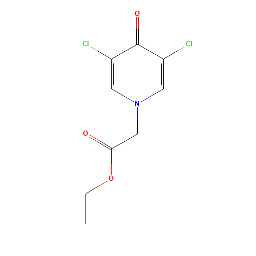 ETHYL 2-(3,5-DICHLORO-4-OXO-1,4-DIHYDROPYRIDIN-1-YL)ACETATE (CAS: 70149-51-8) - Related Chemical Product
