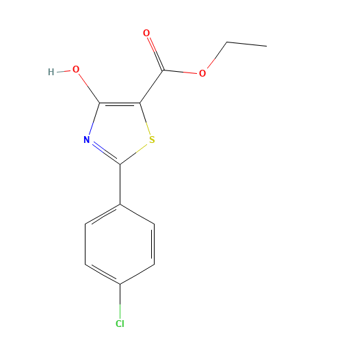 ETHYL 2-(4-CHLOROPHENYL)-4-HYDROXY-1,3-THIAZOLE-5-CARBOXYLATE (CAS: 263016-08-6) - Related Chemical Product