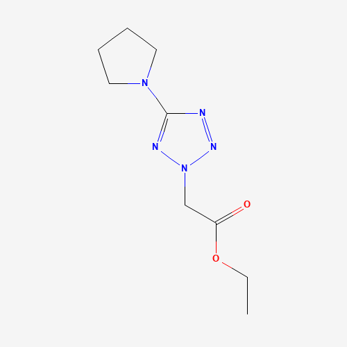 ETHYL 2-(5-TETRAHYDRO-1H-PYRROL-1-YL-2H-1,2,3,4-TETRAAZOL-2-YL)ACETATE (CAS: 175205-06-8) - Related Chemical Product