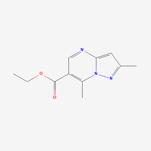 ETHYL 2,7-DIMETHYLPYRAZOLO[1,5-A]PYRIMIDINE-6-CARBOXYLATE (CAS: 162286-54-6) - Related Chemical Product